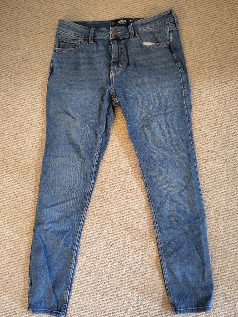Hollister Women's Medium Blue Skinny Jeans
